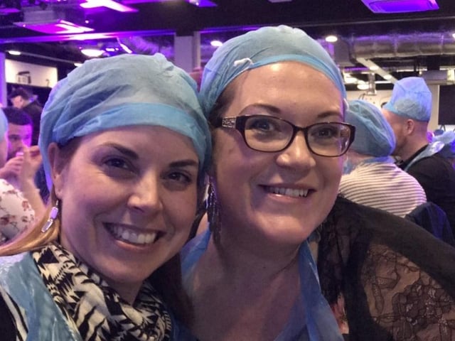 Maria Moon, pictured left, is a sister in the research department at Queen Alexandra Hospital and was nominated by Lisa Alderton, pictured right.