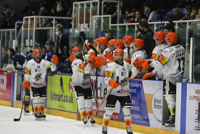 Sheffield Steelers' Robert Dowd earns the plaudits at Dundee. Picture: Derek Black