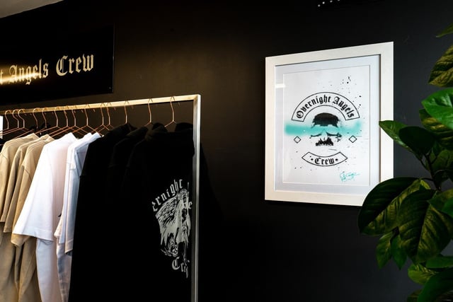 Luxury clothing brand Overnight Angels Crew is opening a pop up shop at Sheffield's 'Temple - Church of Fun' in Rutland Way on May 21 and May 22.