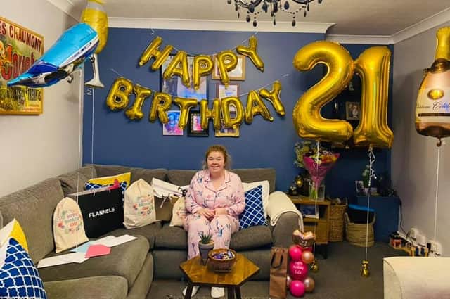 Kerri Aldridge, said: "It was our first born Isla’s 21st birthday on January 14. We will celebrate properly once it is safe to do so."