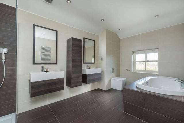 "All of the bathrooms have been fitted to a high standard and all incorporate contemporary tiling to both floor and walls."
