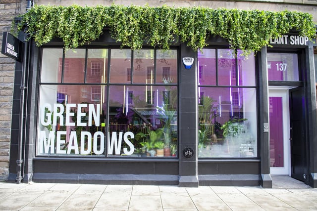 The 25-year-old has just finished his plant takeover at 137 Buccleuch Street which has now become Green Meadows. After weeks of refurbishment works, the shop opened on Wednesday October 21.