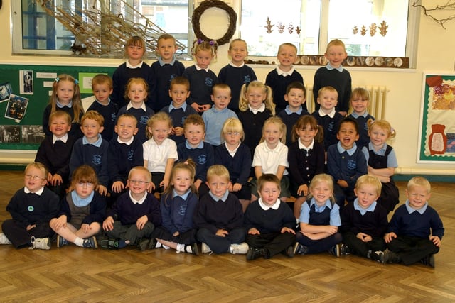 The reception class 16 years ago. Who do you recognise?