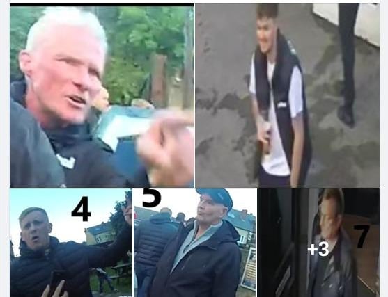 Police investigating criminal damage caused following football disorder last year are asking for the public’s help to identify men they would like to speak to in connection to their investigation. On 1 October 2022 around 5pm it is reported that disorder broke out on Bramall Lane, London Road and Hill Street in the city centre, following the Sheffield United V Birmingham City match. As a result of the disorder criminal damage was caused to buildings and vehicles. Officers investigating have released CCTV images of men they would like to speak to in connection to these crimes.If you can help to identify anyone in the images, please contact call police on 101 quoting incident number 330 of 10 May 2023.