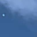Neil Levesley spotted two mysterious objects in the sky above his home on the triangle estate, in Handsworth, on a Wednesday morning. The picture shows one of them.