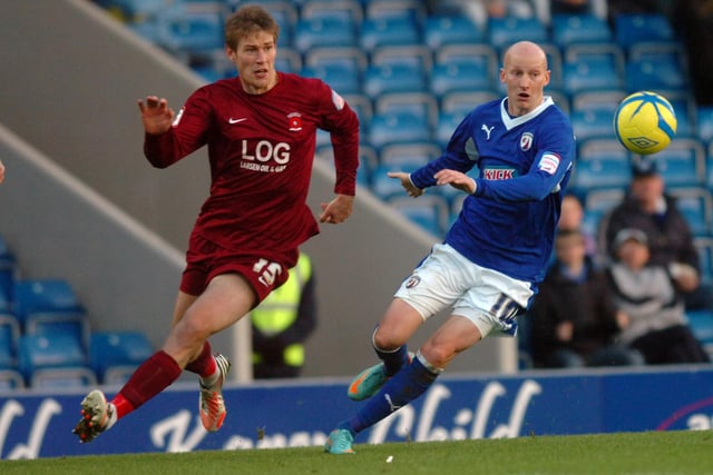 Managerless after the end of Neale Cooper’s second spell in charge, Pools were embarrassed at the Proact Stadium. Antony Sweeney scored with a header – but not before the League Two Spireites were 4-0 up.