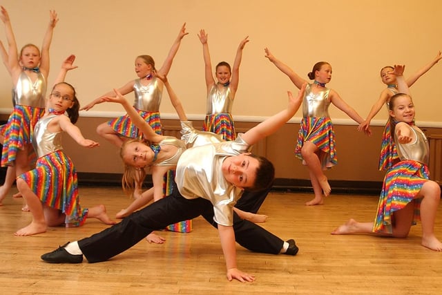 These students were determined to put on a show at the Edith Harrison School of Dance. Remember this?