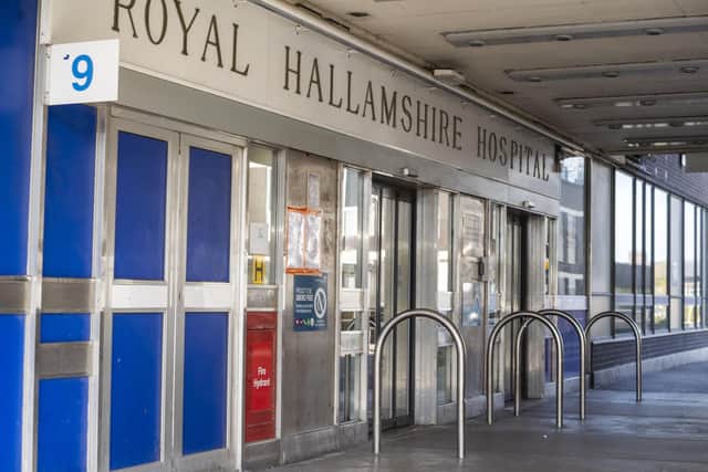 Sheffield's Royal Hallamshire Hospital. Picture Scott Merrylees