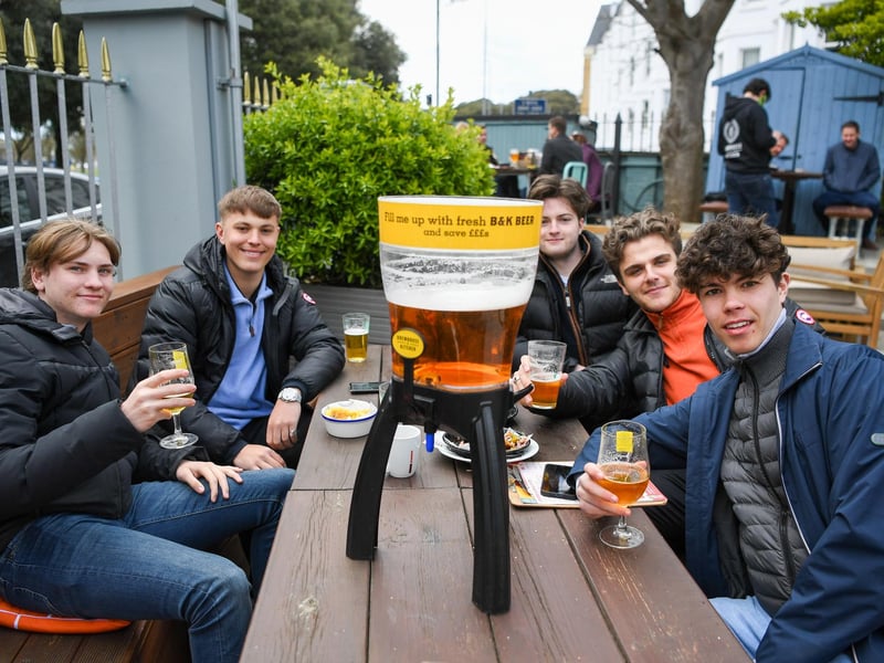 The rule of six will be lifted inside pubs and all other hospitality venues - meaning you can go to pubs in large groups once again. Picture: Finnbarr Webster/ Getty Images