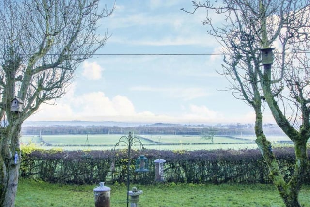 Feast your eyes on this view from the back of the property. Open fields and countryside for as far as you can see.