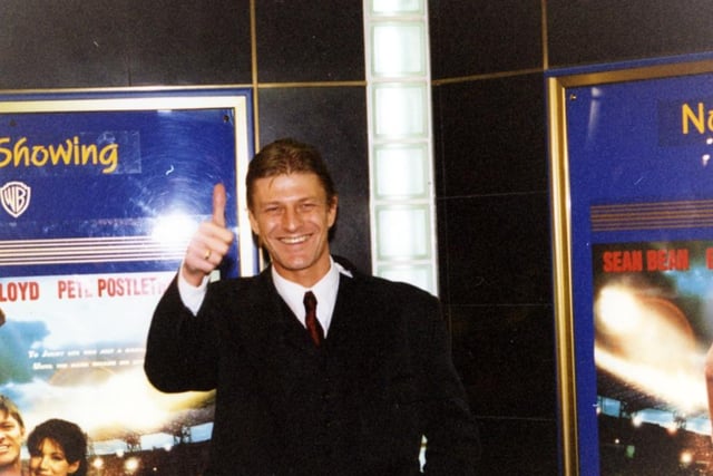 Sean Bean attending the premiere of the film When Saturday Comes'at the Warner Brothers Cinema in Sheffield's Meadowhall shopping centre in February 1996. The actor, who would go on to star in shows including Game of Thrones, grew up on a council estate in Handsworth and is a big Sheffield United fan. lHe eft Brook Comprehensive School with just two O-levels in English and art, and before becoming an actor he briefly worked at his father’s fabrication company while studying welding.