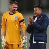 England's Sam Johnstone is expected to feature in the West Bromwich Albion side that faces Sheffield United at Bramall Lane (Photo by Michael Regan/Getty Images)