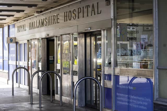 Sheffield's Royal Hallamshire Hospital. Picture Scott Merrylees