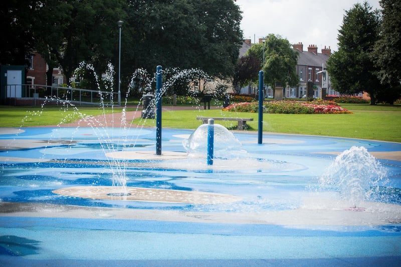Its water park is open from the spring bank holiday up to the end of September and it counts a woodland walk and bowling green among its neighbours.
