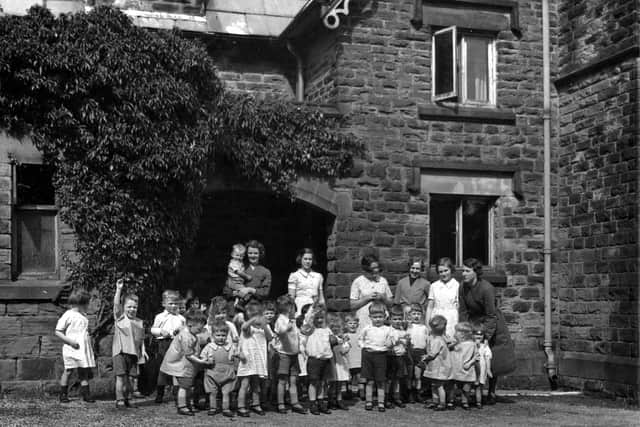 Thornseat Lodge, 'Home for Toddlers, Mortimer Road, Bradfield' in 1952. Copyright Sheffield City Council