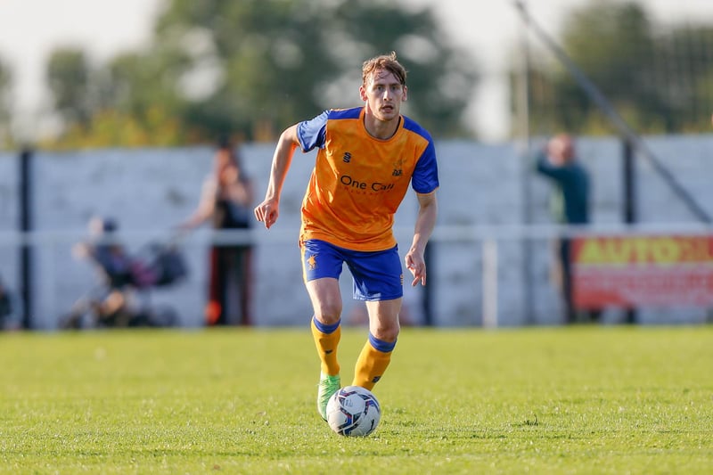 Elliott Hewitt in his first game for the Stags.