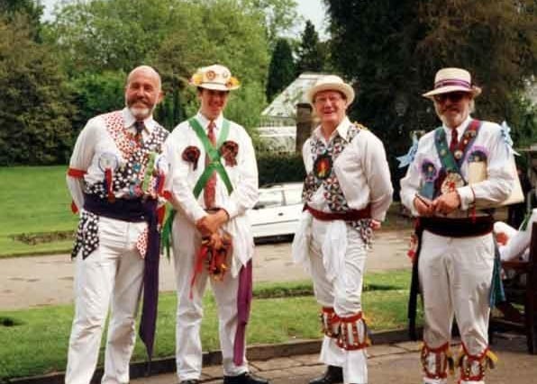 Winster Morris Dancers at the Festival in the Park, 1998 (T10722)