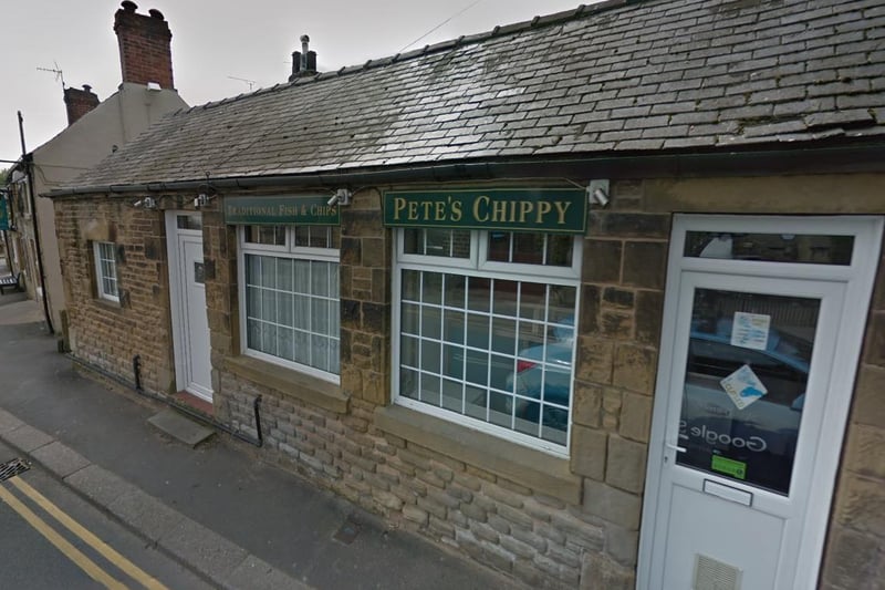 The final chippy on our list is Pete's Chippy at 167 Main St, Grenoside