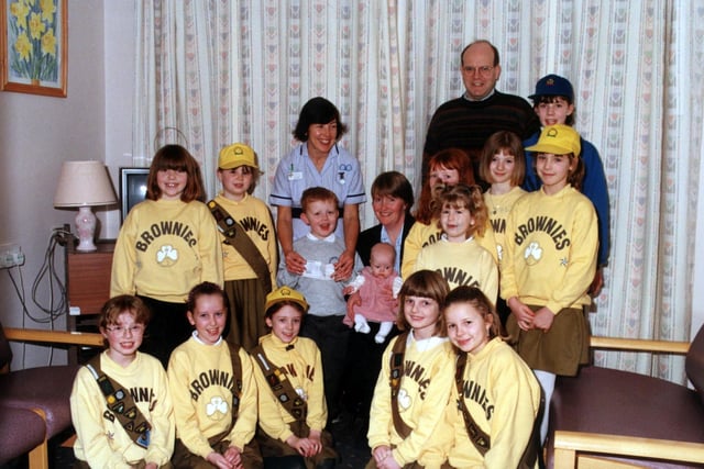 Doncaster Royal Brownie held a fundraiser in 1998