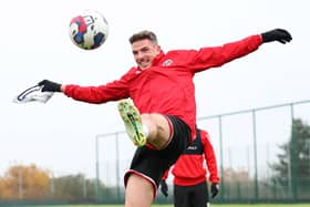 Sheffield United defender Ciaran Clark is no longer reduced to training through the week with no game to look forward to at the weekend: Lexy Ilsley/Sportimage
