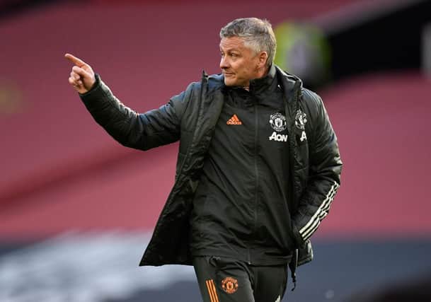 Ole Gunnar Solskjaer, Manager of Manchester United.  (Photo by Peter Powell - Pool/Getty Images)