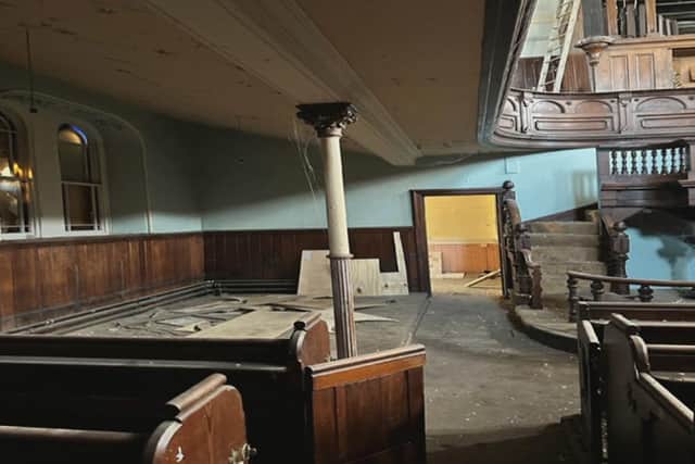 Another view of the interior of Trinity Methodist Church in Woodhouse - Sheffield City Council's planning committee have turned down proposals to convert the listed building into eight apartments. Picture: Sheffield City Council