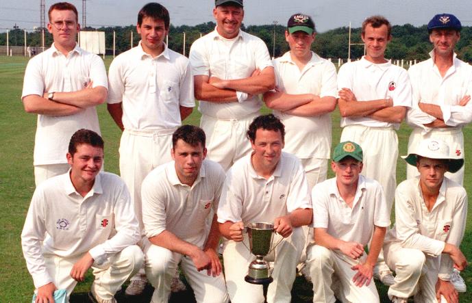 The Rossington Cricket Club in 1997.
Mathew Smedley, Mick Richardson, Mick Townsend, Nigel Lattimore, Gregg Mann, Brendan Simpson, Mathew Cook, Ian White, Joe Dodd, Phil Loversuch, Brian Loversuch.