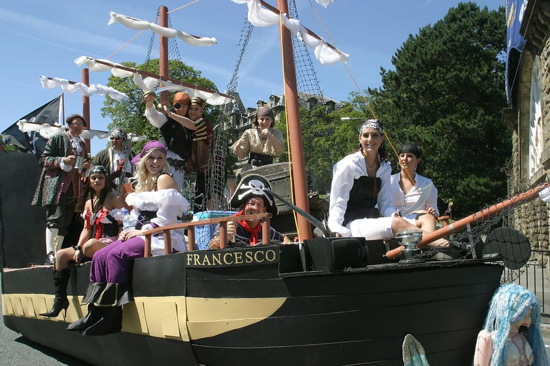 A pirate ship from the Francesco group in 2006