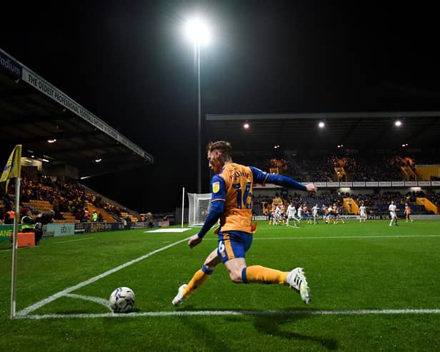 Mansfield Town's former Sheffield United man Stephen Quinn returns to Sheffield this week to face Sheffield Wednesday at Hillsborough - George Wood/Getty Images
