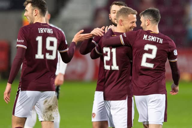 How the Hearts players performed in the 5-3 win over Ayr. Picture: SNS