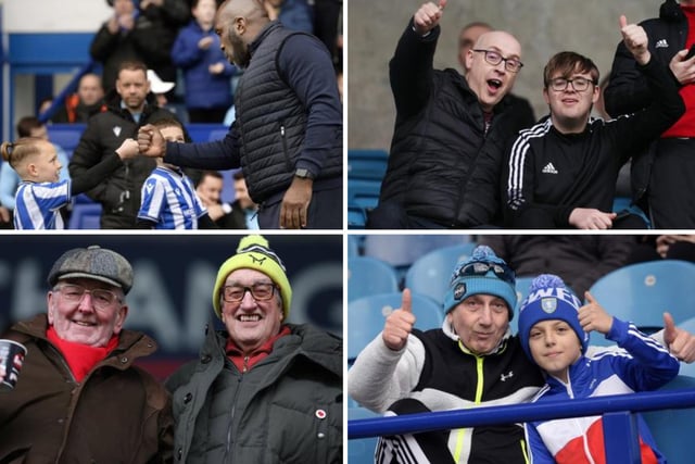 Sheffield Wednesday and Sheffield United fans at their matches againts MK Dons and Millwall at the weekend. Pictrure: Steve Ellis and Paul Terry