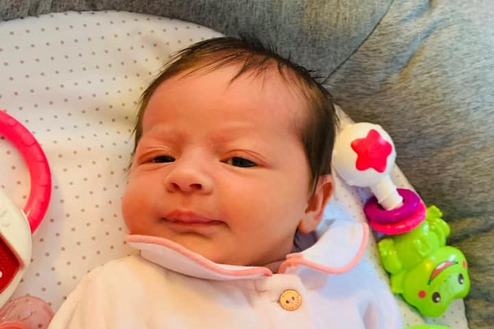 Jamie-Lea Stoppard, said: "Emmie-Rose Pickering born 31.1.21 
Loving every moment of being a new mum but sad we can’t experience things you normally would because of lockdown ."
