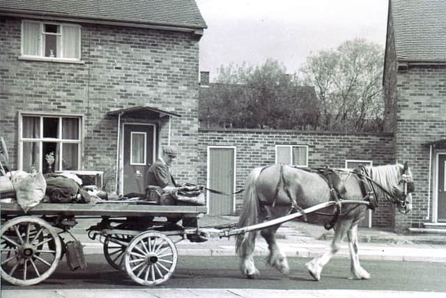 Rag and bone man, Lupton Crescent 1956

Submitted by R Mawhood, 16 Kingfisher House, Lifestyle Village, High Street, Old Whittington, Chesterfield S41 9LQ