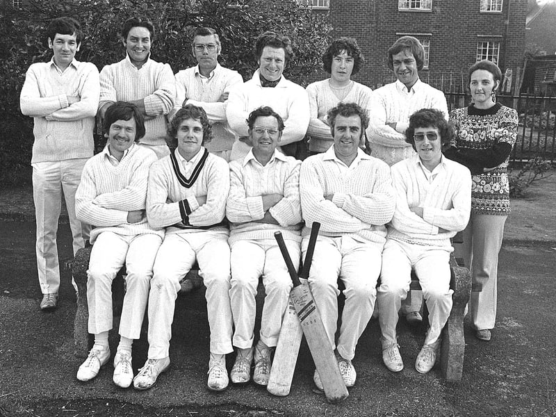 The 1974 cricket team for Warsop Working Men's Club - do you know anyone who played?