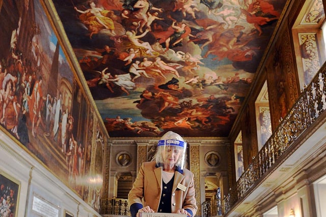 Visitors will once again be able to enjoy the splendour of the Painted Hall with its spectacular ceiling by Louis Laguerre, pictured.