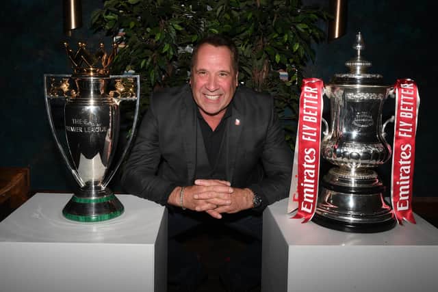 Ex Arsenal goalkeeper David Seaman - who is from Rotherham - will share his expertise with the England side for the Soccer Aid 2022 match. (Photo by Stuart MacFarlane/Arsenal FC via Getty Images)