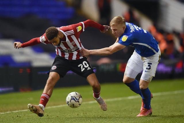 Left badly out of position for Birmingham's opening goal and was bailed out by Foderingham with a smart stop from Bacuna just moments later, when it could have been 2-0. But made amends with a smart finish to put the Blades ahead