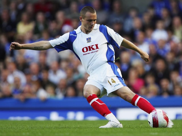 Taylor had a successful six-year period at Fratton Park making 203 appearances, joining the Blues in 2002. The 38-year-old left the south-coast in January 2008 for Premier League rivals Bolton, he also played for West Ham, Burnley, Northampton and Swindon before retiring in 2019. The former Fratton favourite is now in charge of League Two side Walsall after taking over in May 2021. (Photo by Mike Hewitt/Getty Images)