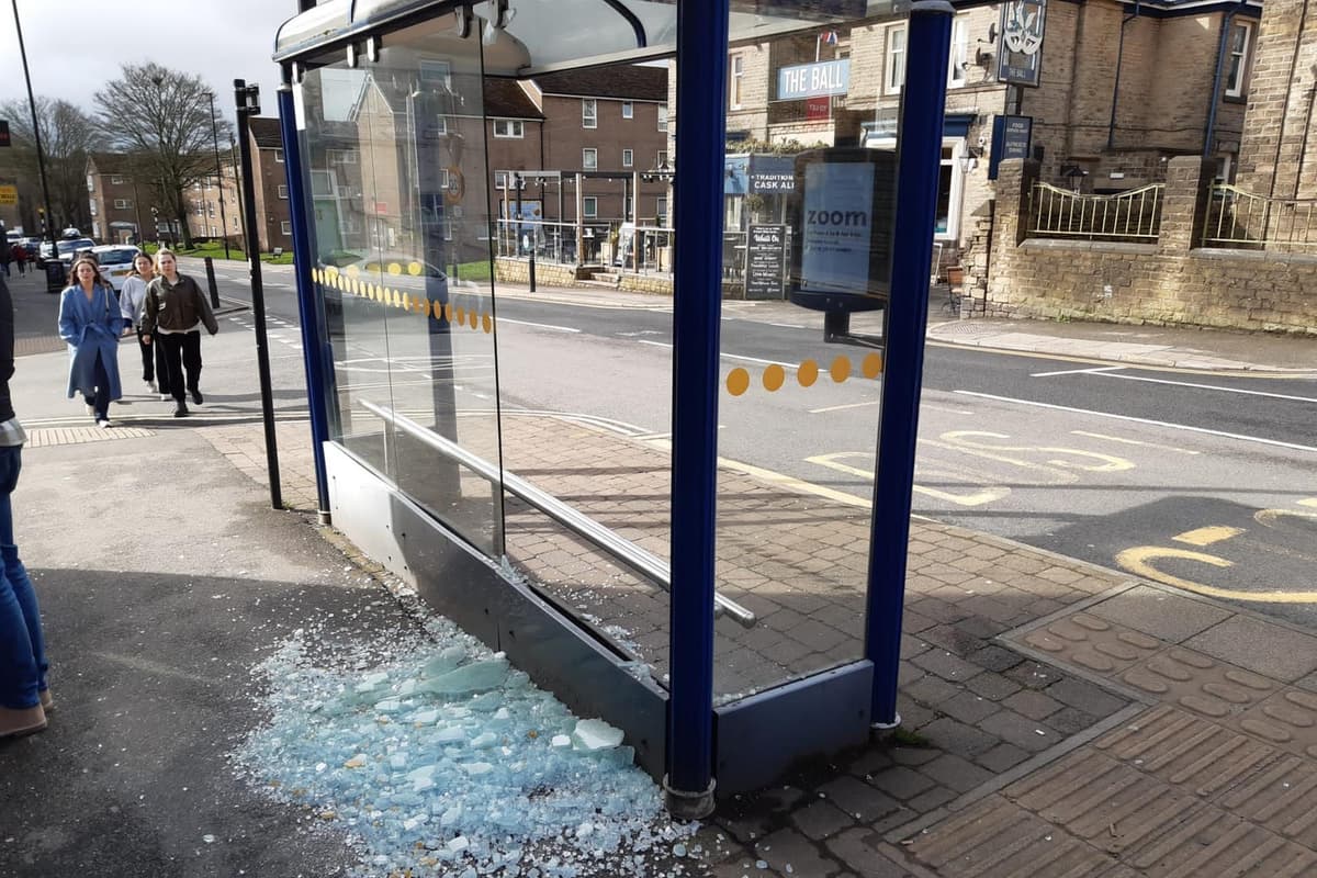 Stop Sign Smashed Crookes Sheffield: Anger as bus stop is smashed, as figures show scale ...