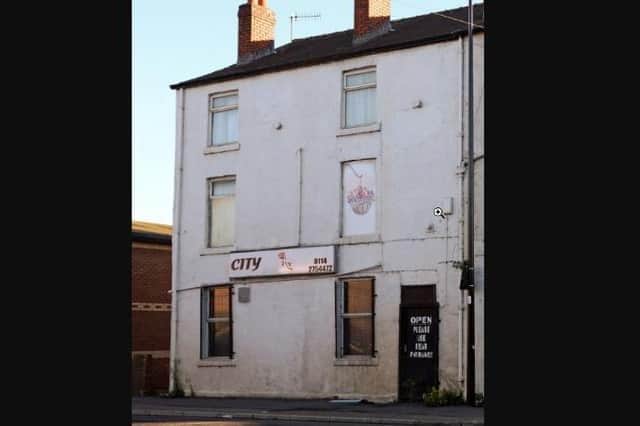 The City Sauna building in Attercliffe.