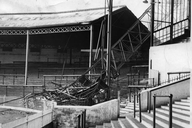 Storm damage at the Lane in 1962.