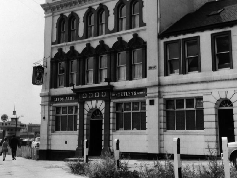 The Leeds Arms on West Street pictured in 1969. It was demolished to make way for the Leeds Inner Ring Road.
