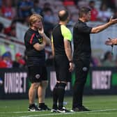 Sheffield United manager Paul Heckingbottom expresses his frustration during one Championship game this season: Stu Forster/Getty Images