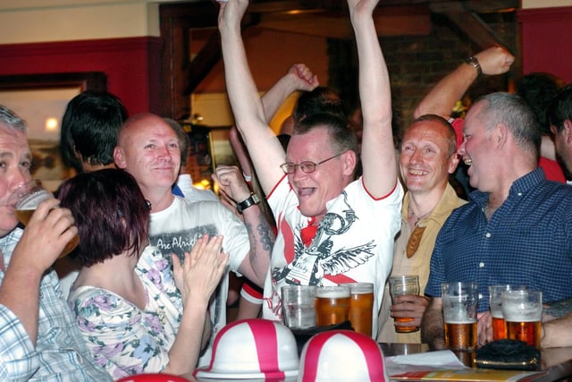 England fans were following their side in the Chesters during the 2010 World Cup. Are you pictured?