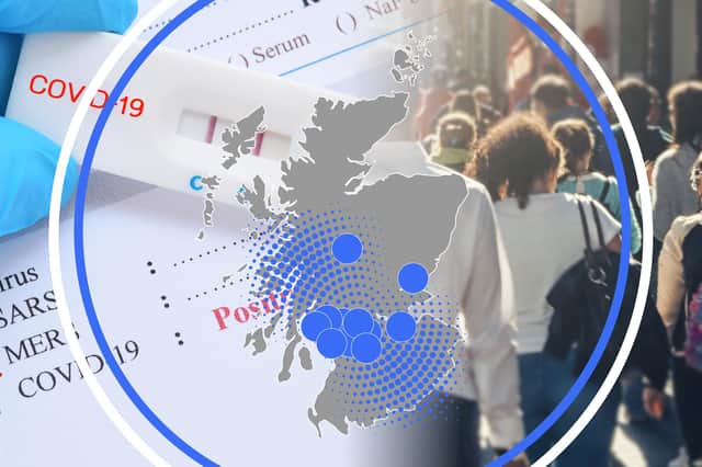 Scotland currently has high coronavirus test positivity rates