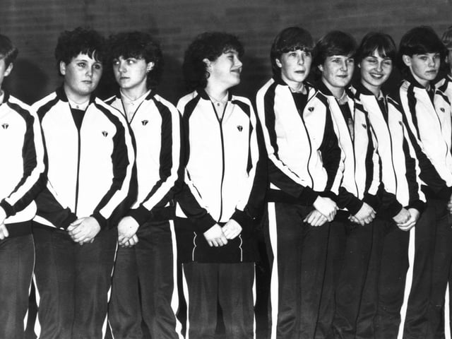 Myers Grove School netball team.....February 14, 1983