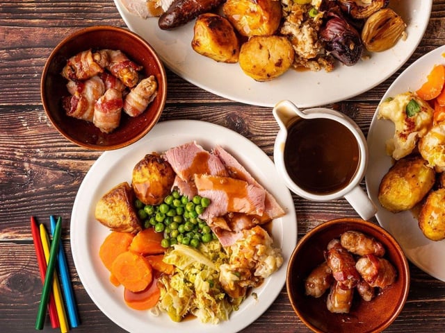Toby Carvery is continuing to offer the 50 per cent discount, but it does not apply to alcoholic drinks. The deal means that an unlimited carvery meal will cost 3.65 GBP instead of 7.30 GBP