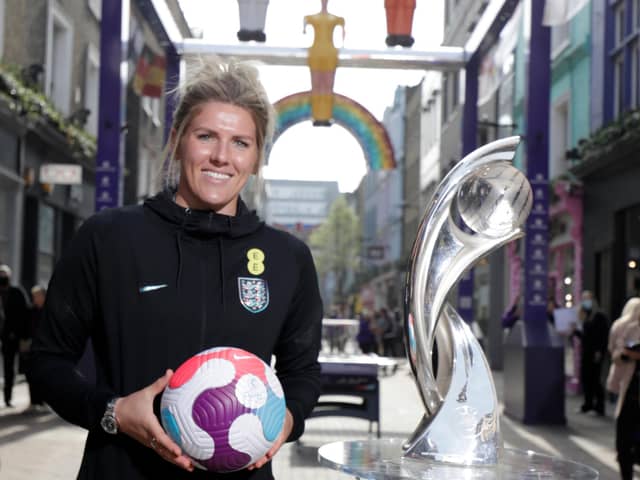 England international Millie Bright, formerly of Sheffield United (photo by John Phillips/Handout via Getty Images).