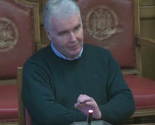 Dr Zak McMurray of South Yorkshire NHS integrated care board. Picture: Sheffield Council webcast