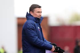 Sheffield United manager Paul Heckingbottom  during the Sky Bet Championship match at the bet365 Stadium, Stoke: Barrington Coombs/PA Wire.